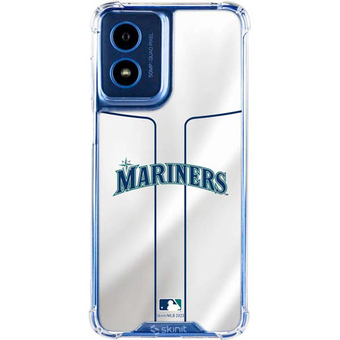 MLB Seattle Mariners Home Jersey Moto G 5G (2024) Clear Case